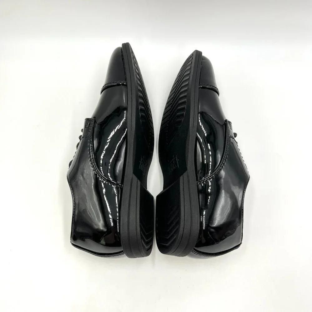 Florsheim Boys‎ Kids Size 13 Reveal Ox Jr Black Patent Oxfords Dress Shoes Youth